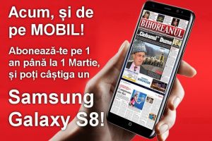 Abonează-te la BIHOREANUL, acum şi de pe mobil! Mai sunt doar câteva zile în care poţi câştiga un super smartphone!