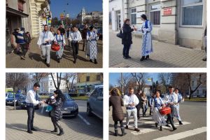 TSD Arad a marcat prin port popular şi simbolistică românească sărbătoarea de Dragobete