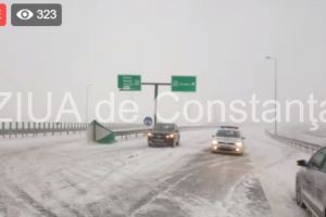 Imagini LIVE: Cum se circula pe Autostrada A4 Ovidiu-Agigea