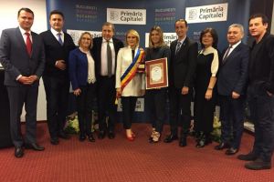 Simona Halep a primit titlul de Cetatean de Onoare al Municipiului Bucuresti (galerie foto)