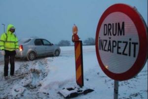 Situaţia drumurilor închise la nivelul judeţului Teleorman