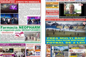 Jurnalul de Călăraşi nr. 3072 din 27 februarie 2018