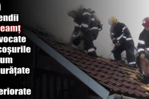 Trei incendii în Neamţ provocate de coşurile de fum necurăţate sau deteriorate