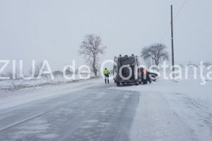 Accident rutier pe drumul dintre Cobadin si Ciocarlia. O persoana a fost ranita