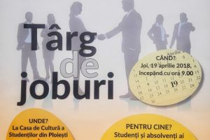 Targ de joburi, la UPG Ploiesti. Vezi aici programul