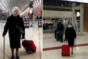 Fotografie emoţionantă cu o bunică de 93 de ani care a devenit virală