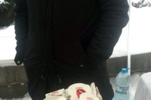 Mărţişoare pe zăpadă