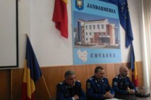 Lună relativ liniştită pentru jandarmii covăsneni