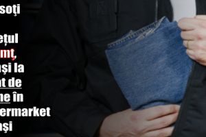 Doi soţi din judeţul Neamţ, prinşi la furat de haine în supermarket la Iaşi