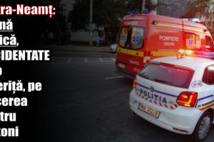 Piatra-Neamţ: Mamă şi fiică, accidentate de o şoferiţă, pe trecerea pentru pietoni