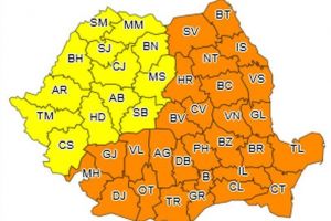 Codul galben de GER în judeţul Alba, prelungit până vineri seara