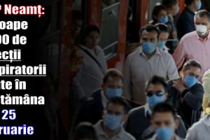 DSP Neamţ: Aproape 3000 de infecţii respiratorii acute în săptămâna 19-25 februarie