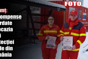 ISU Neamţ: Recompense acordate cu ocazia Zilei Protecţiei Civile din România