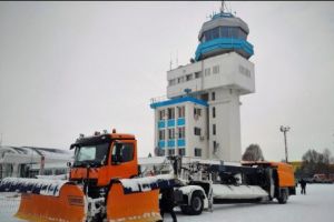 ZBORURI ANULATE, din cauza viscolului, pe AEROPORTUL 
