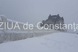 Imagini de poveste. Cazinoul Constantei, in plina iarna (fotoreportaj)