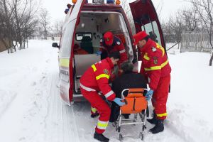 Intervenţie SMURD la Perieţi