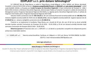 Anunţ începere proiect
