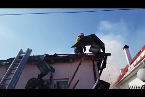 VIDEO: Incendiu în comuna Pârgăreşti