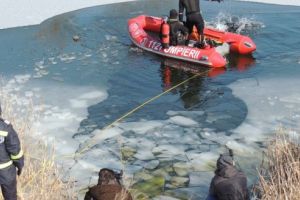 Scafandrii hunedoreni, exerciţiu în condiţii meteo extreme