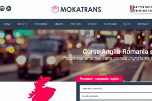 Serviciul de transport colete în Anglia cu MokaTrans