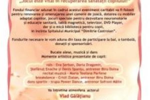 O mână întinsă micuţilor bolnavi: Bal caritabil al “Rotary” Huşi