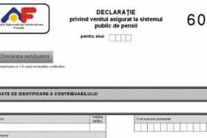 Persoanele fizice vor depune un singur formular cu veniturile realizate. Din 2019, acest lucru se va face exclusiv online