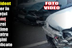 Accident rutier în judeţul Neamţ cu trei victime şi patru maşini implicate