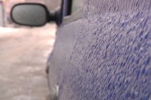 Ploaie îngheţată la Galaţi