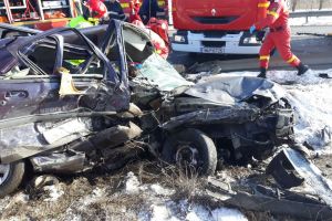Accident grav la Unirea. Un bărbat a murit (FOTO-VIDEO)