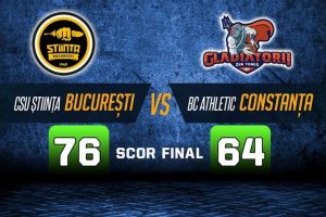 Echipa din capitala a revenit pe final: Baschetbalistii de la Athletic Constanta au pierdut meciul cu CSU Știinta Bucuresti 