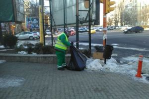 Primaria Constanta continua actiunea de deszapezire in municipiu