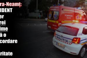 Piatra-Neamţ: Accident rutier cu trei victime după o neacordare de prioritate
