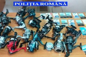 Articole de pescuit furate dintr-un magazin din Adjud