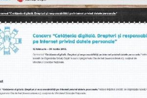 Poliţia sprijină derularea concursului “Cetăţenia digitală. Drepturi şi responsabilităţi pe Internet privind datele personale”