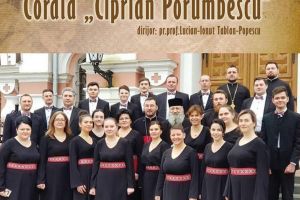 Concert pascal al Coralei „Ciprian Porumbescu”, astăzi, pe scena USV