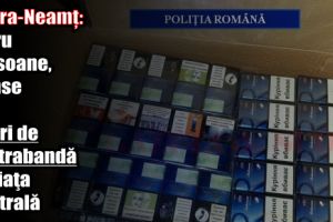 Piatra-Neamţ: Patru persoane, prinse cu ţigări de contrabandă în Piaţa Centrală