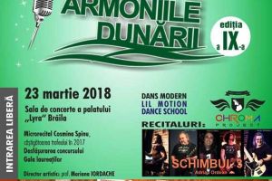 START înscrierilor la Concursul Naţional de Muzică Uşoară pentru Copii “ARMONIILE DUNĂRII” Brăila