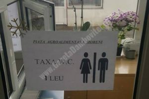 MORENI: Taxa pentru folosirea singurei toalete publice din municipiu s-a dublat!