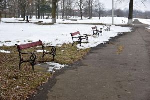 Oneşti: băncile din Parcul municipal, vandalizate