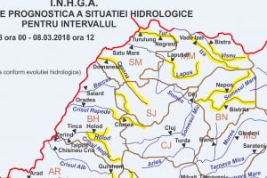 HARTA. Ploi însemnate la Satu Mare. Pericol de inundaţii pe două râuri