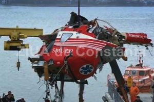 Elicopter prabusit in lacul Siutghiol. Ce au decis judecatorii de la Tribunalul Constanta