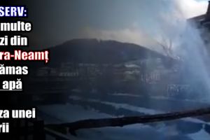 Piatra-Neamţ: Mai multe străzi au rămas fără apă din cauza unei avarii