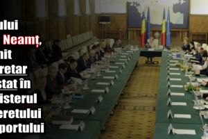 Fiul şefului PSD Neamţ, numit secretar de stat în Ministerul Tineretului şi Sportului