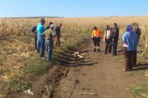 Barbat mort, gasit pe un camp de langa Urlati