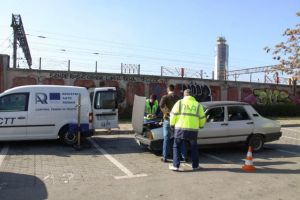 Verificări în trafic, cu RAR, la Sebeş: 5 certificate de înmatriculare retrase şi amenzi de peste 4.700 de lei