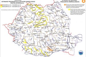 Cod galben de inundaţii în BN, pe Someş. Cresc debitele după încălzirea vremii