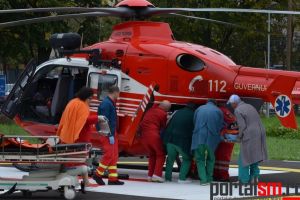 Copil în stare gravă. Transportat cu elicopterul SMURD la Cluj