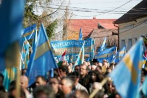 Miting şi marş, la Târgu Mureş, pentru autonomia Ţinutului Secuiesc