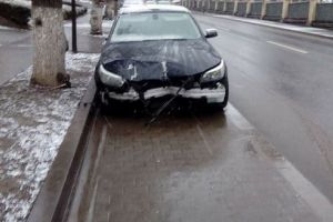 Accident pe strada Mihai Viteazu