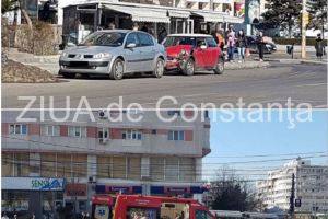 Constanta. Accidente trase la indigo la Balada-Nej. Pe o parte si pe alta a bulevardului. Masini distruse. 4 victime din care 2 copii